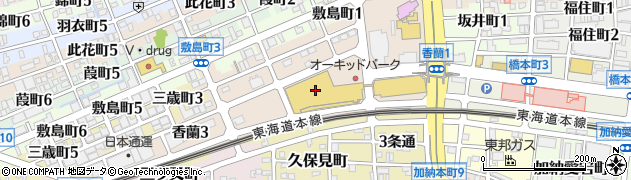 ドコモショップ　岐阜オーキッドパーク店周辺の地図