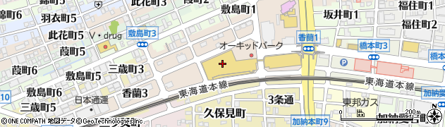 日本年金機構　街角の年金相談センター岐阜周辺の地図