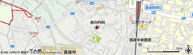 赤川内科医院周辺の地図