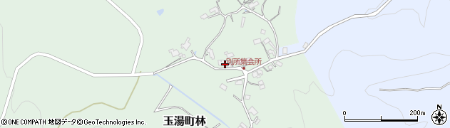 島根県松江市玉湯町林809周辺の地図