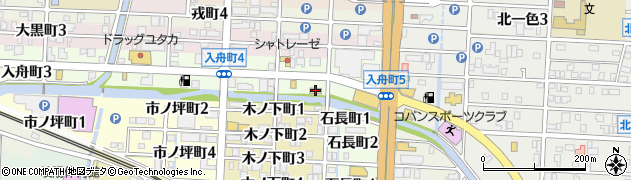 セブンイレブン岐阜入舟町店周辺の地図