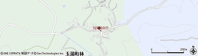 島根県松江市玉湯町林818周辺の地図