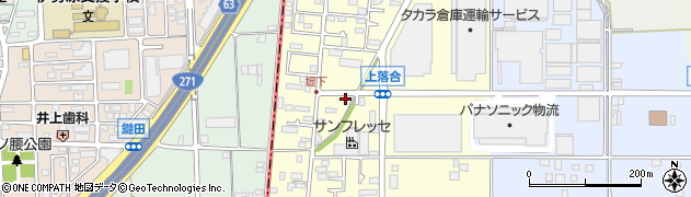神奈川県厚木市上落合372周辺の地図