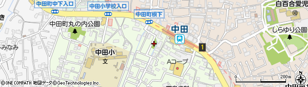中田町第三公園周辺の地図