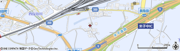 鳥取県米子市陰田町周辺の地図
