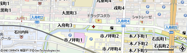 すき家岐阜入舟店周辺の地図