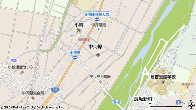〒682-0856 鳥取県倉吉市中河原の地図