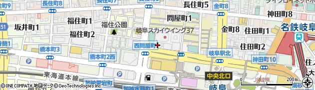 ＷＤＢ株式会社　岐阜支店周辺の地図