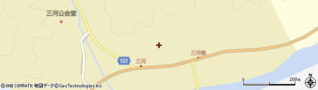 京都府福知山市大江町三河234周辺の地図