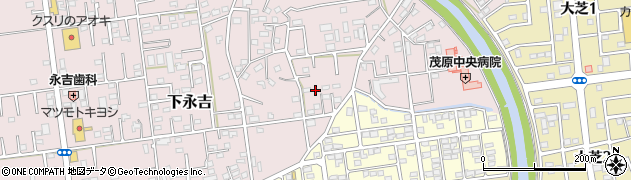 千葉県茂原市下永吉742周辺の地図