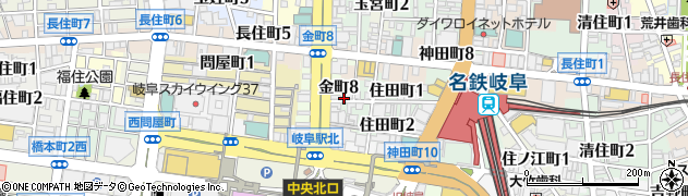 鳥辰 住田町店周辺の地図