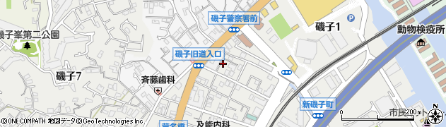 神奈川県横浜市磯子区磯子2丁目4周辺の地図
