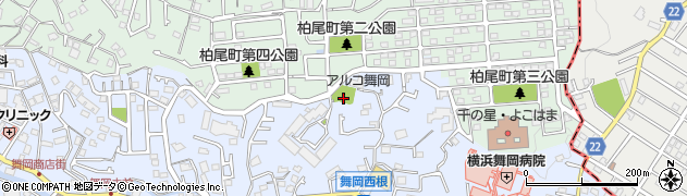 舞岡西根第二公園周辺の地図