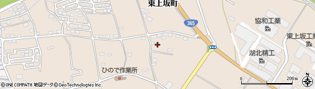 滋賀県長浜市東上坂町614周辺の地図