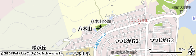 八木山公園周辺の地図