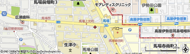十六銀行北穂積支店周辺の地図