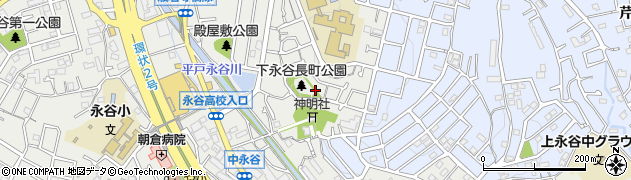 下永谷長町公園周辺の地図