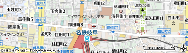 塚田農場 名鉄岐阜駅前店 宮崎県日南市周辺の地図
