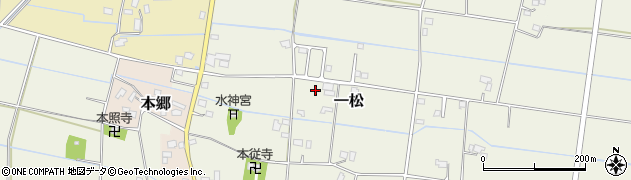 千葉県長生村（長生郡）一松周辺の地図