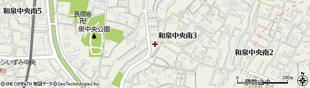 和泉町第三公園周辺の地図