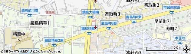 岐阜県岐阜市西荘周辺の地図