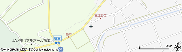 鳥取県倉吉市三江1389周辺の地図