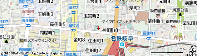 目利きの銀次 名鉄岐阜駅前店周辺の地図