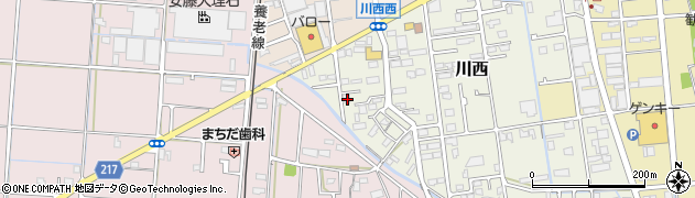 岐阜県安八郡神戸町川西24周辺の地図