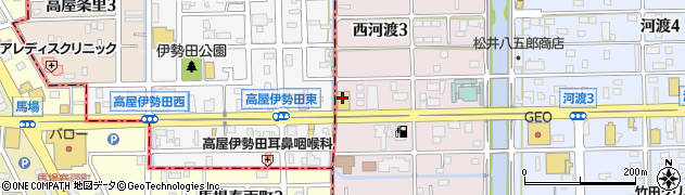 快活CLUB岐阜柳津店周辺の地図