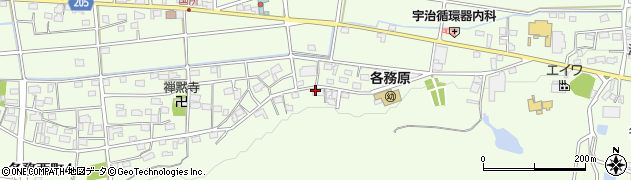 岐阜県各務原市各務西町周辺の地図
