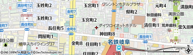 ジーロ 岐阜 羽根町周辺の地図