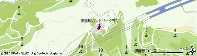 伊勢原カントリークラブ周辺の地図