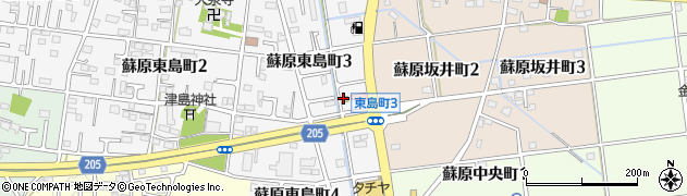 いるか調剤薬局蘇原東島店周辺の地図