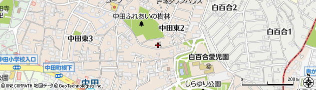 神奈川県横浜市泉区中田東周辺の地図