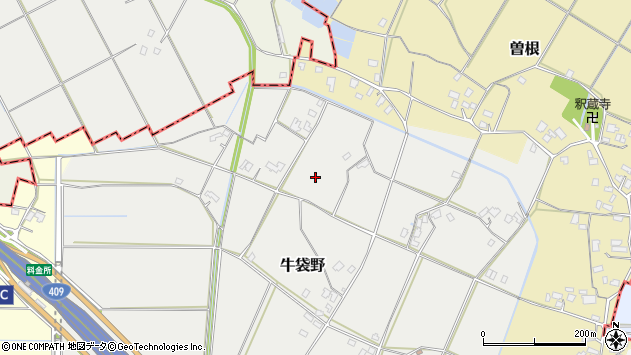 〒292-0011 千葉県木更津市牛袋野の地図