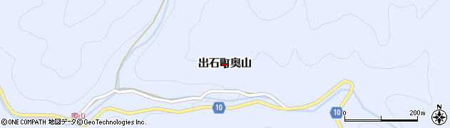 兵庫県豊岡市出石町奥山周辺の地図