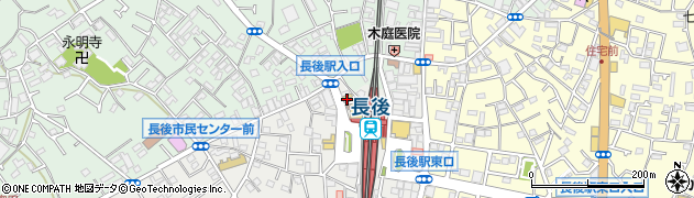 とんかつ新宿さぼてん　長後駅西口店周辺の地図