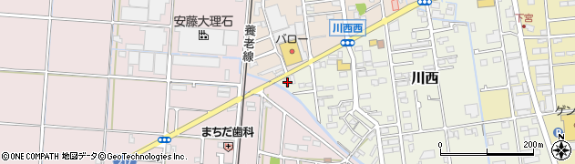 岐阜県安八郡神戸町川西3周辺の地図