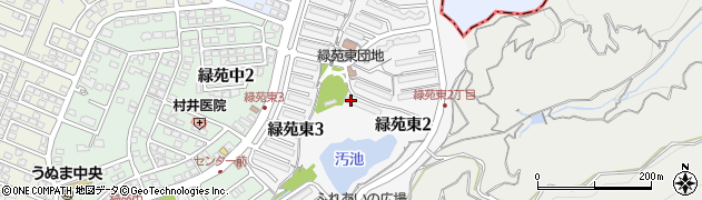 岐阜県各務原市緑苑東周辺の地図
