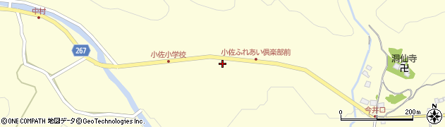 小佐保育所周辺の地図