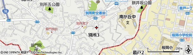 横浜椎茸周辺の地図