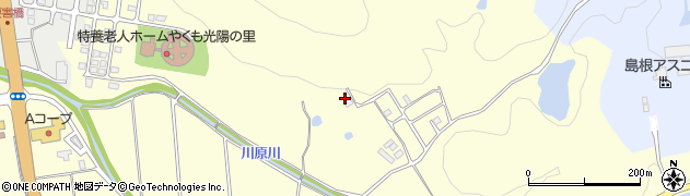 島根県松江市八雲町東岩坂845周辺の地図