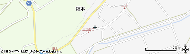 鳥取県倉吉市三江438周辺の地図