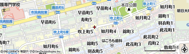岐阜県岐阜市吹上町周辺の地図