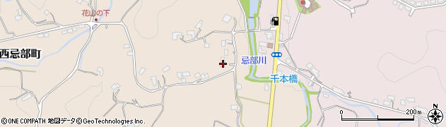 島根県松江市西忌部町379周辺の地図