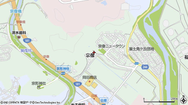 〒683-0017 鳥取県米子市宗像の地図