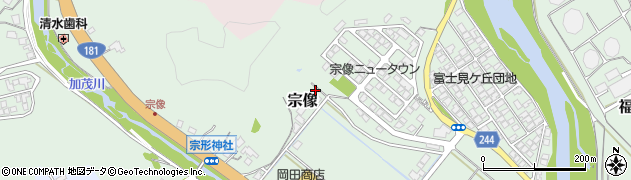 鳥取県米子市宗像周辺の地図
