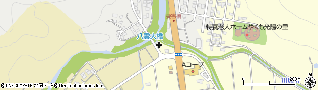 島根県松江市八雲町東岩坂3周辺の地図