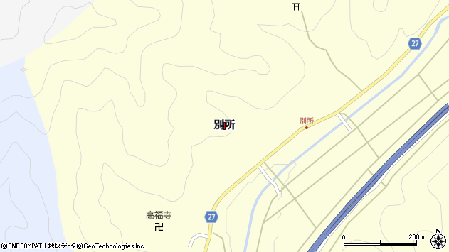 〒624-0805 京都府舞鶴市別所の地図