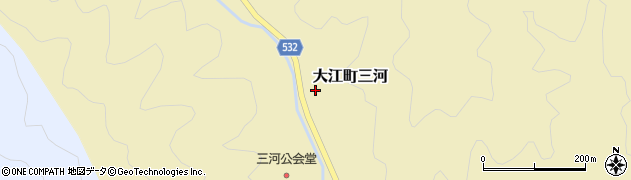 京都府福知山市大江町三河483周辺の地図